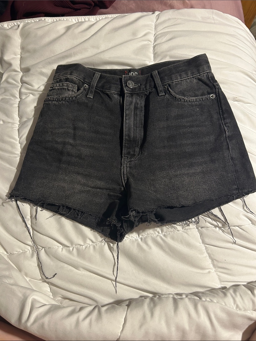 High-Rise Denim Cutoff Shorts